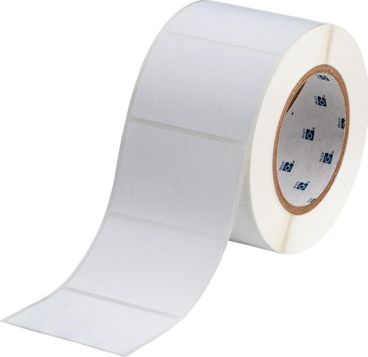 Produktbild Brady THT-19-618-1, Polyester, Weiss, matt, 76.20 x 50.80 mm, permanent (1000 E. )