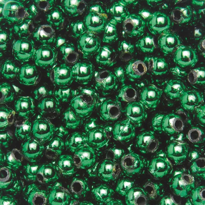 Produktbild Glorex Dekoperlen 75 g 6mm dunkelgrün