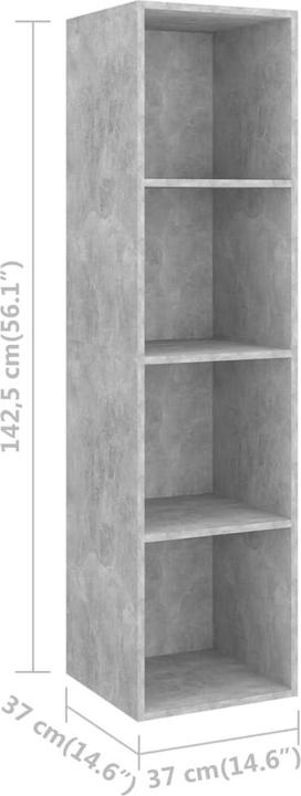 Produktbild vidaXL Mab (37 x 37 x 142.5 cm)