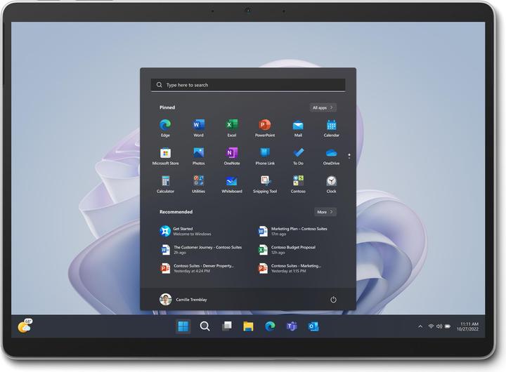 Produktbild Microsoft Surface Pro 9 for business (13", Microsoft SQ3, 8 GB, 128 GB, Ohne Tastaturlayout)