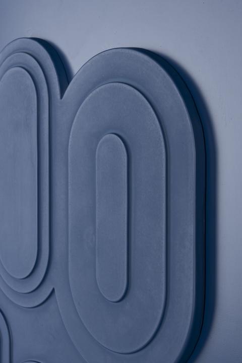 Produktbild Zuiver August Wall Art Navy Blue