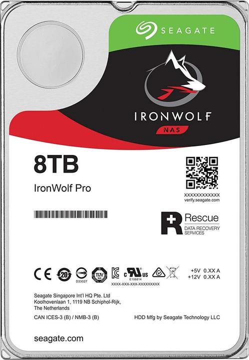 Productafbeelding Seagate IronWolf Pro (8 TB, 3.5", CMR)