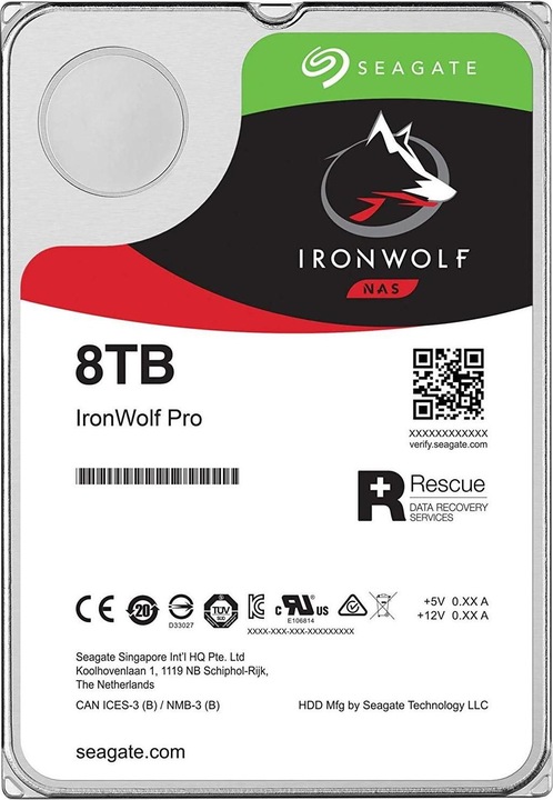 Produktbild Seagate IronWolf Pro (8 TB, 3.5", CMR)