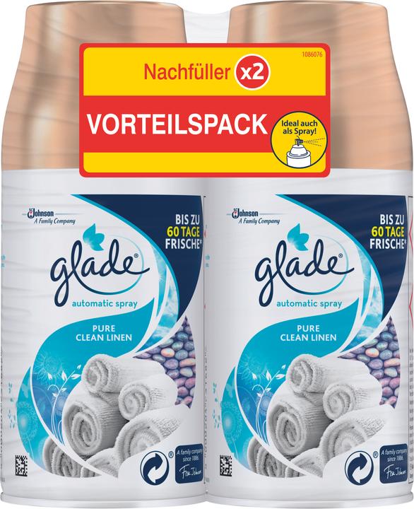 Actual product image Glade Automatic Spray NF Pure Clean Linen Double Pack