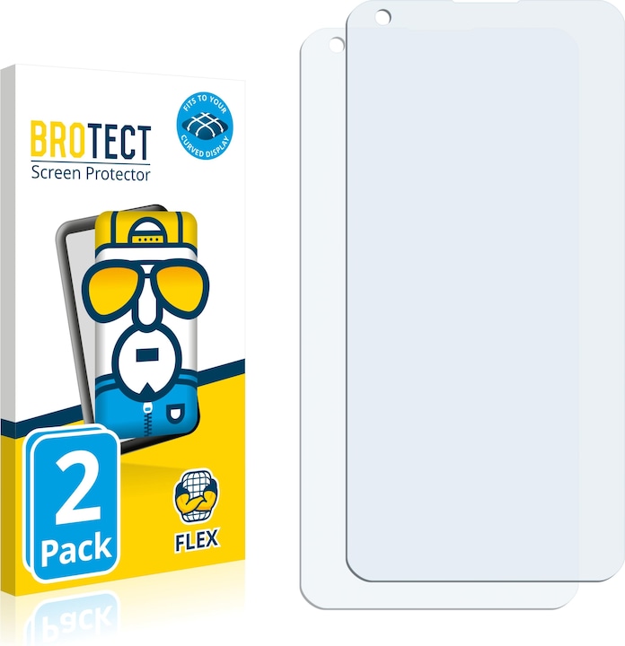 Actual product image BROTECT Full-Cover Protector (2 Piece, Oppo Find X2)