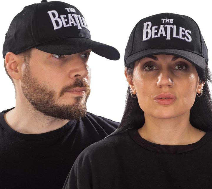 Actual product image The Beatles Beatles White Drop T Logo BL B
