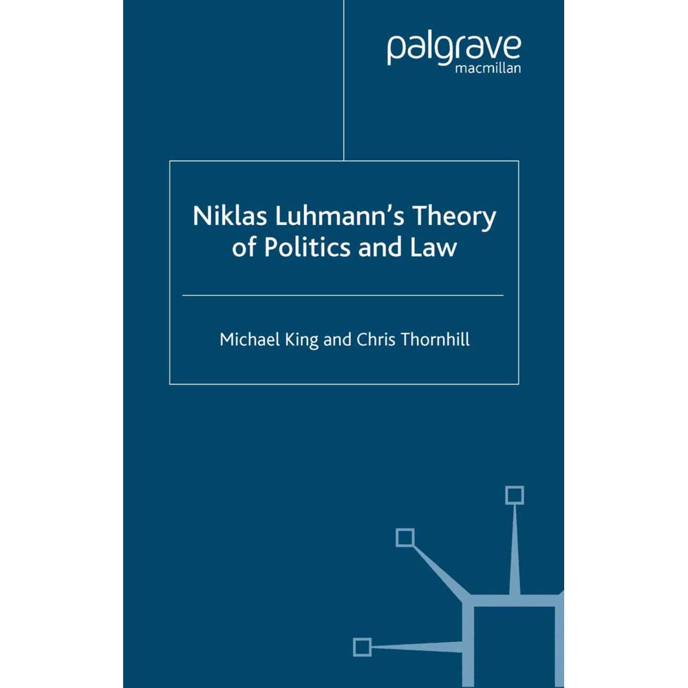 Niklas Luhmann's Theory of Politics and Law, Fachbücher von Niklas Luhmann, C. Thornhill