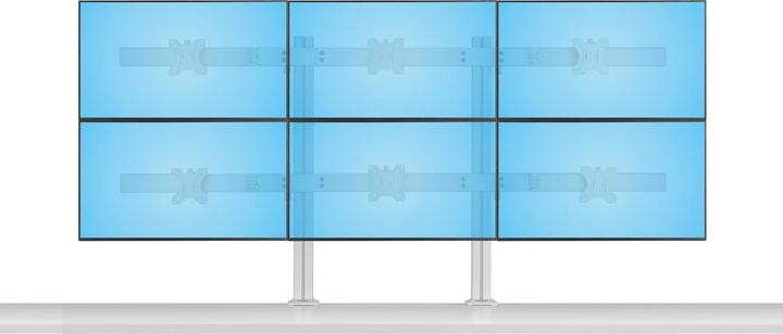 Actual product image StarTech Six-Monitor Mount (Table, 32.01")