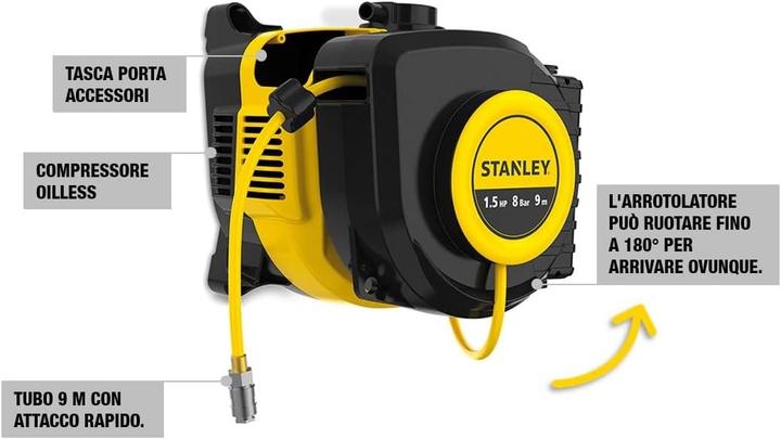 Productafbeelding Stanley Wandmontierter Verdichter (8 bar)