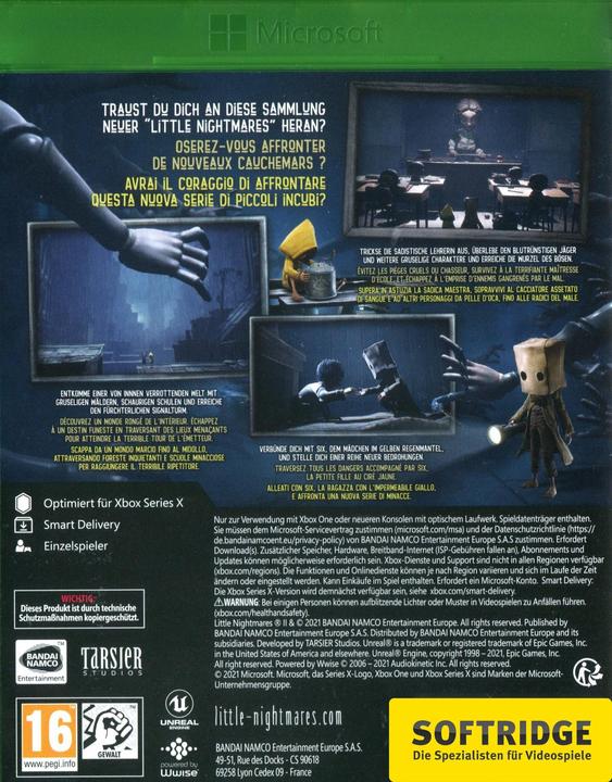Actual product image Bandai Namco Little Nightmares 2 - Day One Edition (Xbox One X, Xbox Series X, Multilingual)