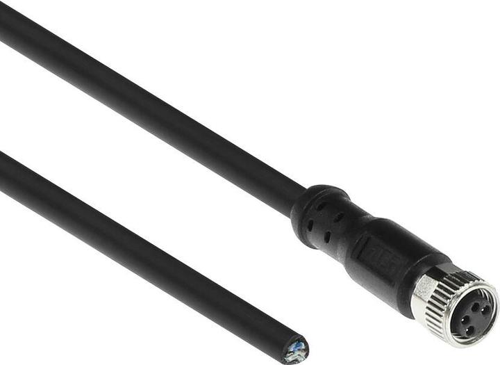 Produktbild ACT Industrial 3.00 meters Sensor cable M8A 4-pin female to open end, Ultraflex Xtreme TPE cable, shield