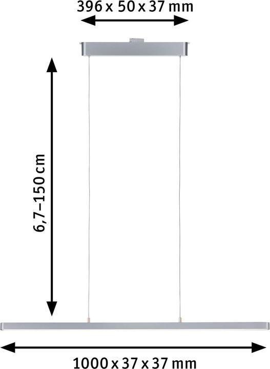 Produktbild Paulmann URail Pendel Lento (4130 lm)