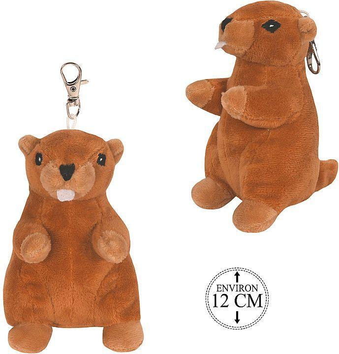 Actual product image TopSpirit Plush toy marmot keyring, 12cm