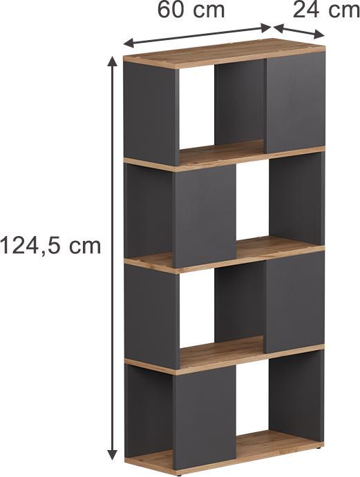 Actual product image Vicco Raumteiler Eneos, Anthrazit/Goldkraft Eiche, 60 x 124.5 cm