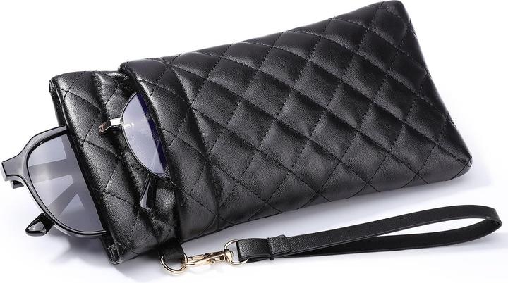 Produktbild Only-Bags.Store Brillenetui, Weiches PU-Leder Doppelschicht-Sonnenbrillenetui für, Tragbar