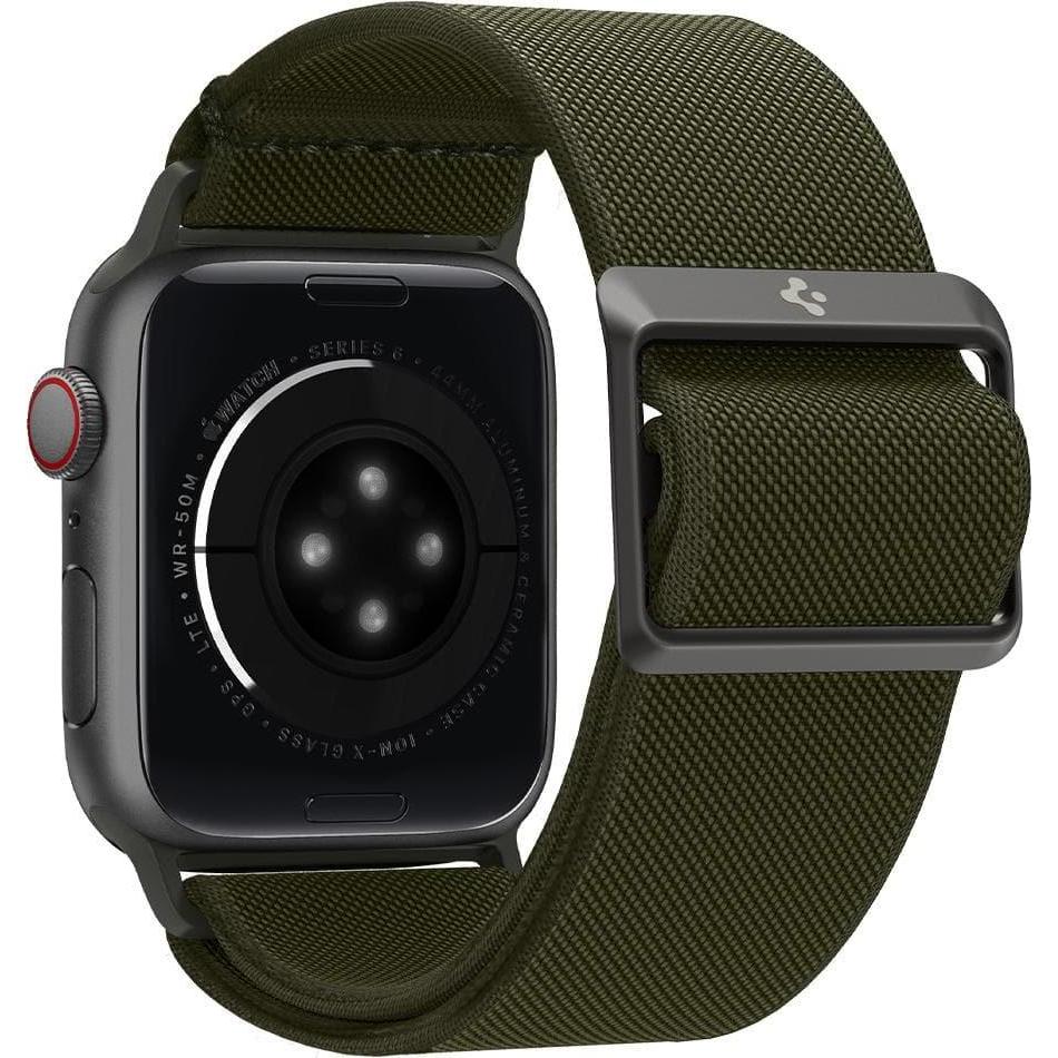 Thumbnail - Spigen Fit Lite Band für Apple Watch Series 42, 44, 45, 49 mm - khaki (42 mm, 44 mm, 45 mm, 49 mm, Nylon, Apple Watch Se...