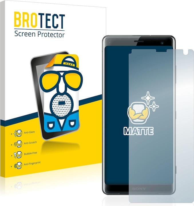 Actual product image BROTECT Protector Anti-Glare (2 Piece, Sony Xperia XZ3)