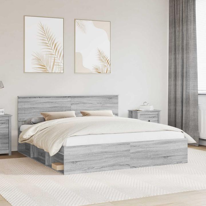 Image du produit vidaXL Modernes Bett (200 x 200 cm)