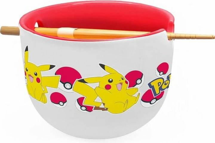 Actual product image Stor POKEMON - Pikachu - Bol à Ramen avec Baguette - 450 ml (0.45 l)