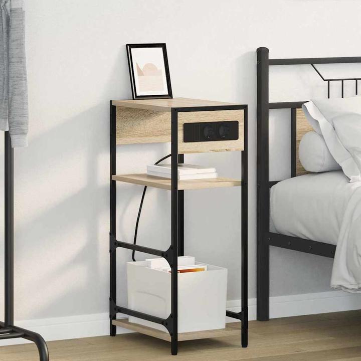 Actual product image vidaXL Bedside table