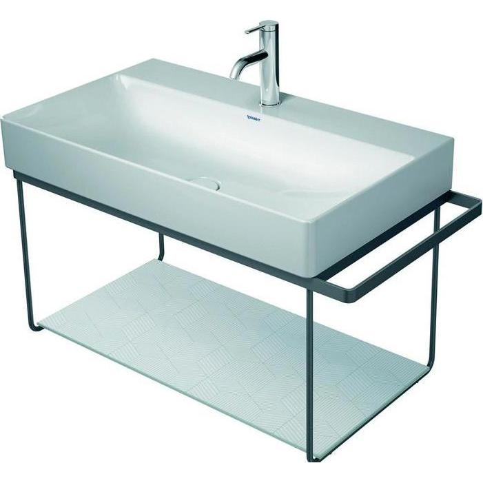 Duravit, Waschbeckenunterschrank, Metallkonsole DURASQUARE wandhängend, für Waschtisch 235380 chrom (86.5 x 45 x 79 cm)