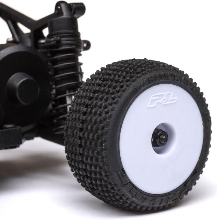 Actual product image Losi Micro-T 2S 1/28 2WD RTR Stadium Truck (Akku & Ladegerät enthalten), Silber (RTR Ready-to-Run)