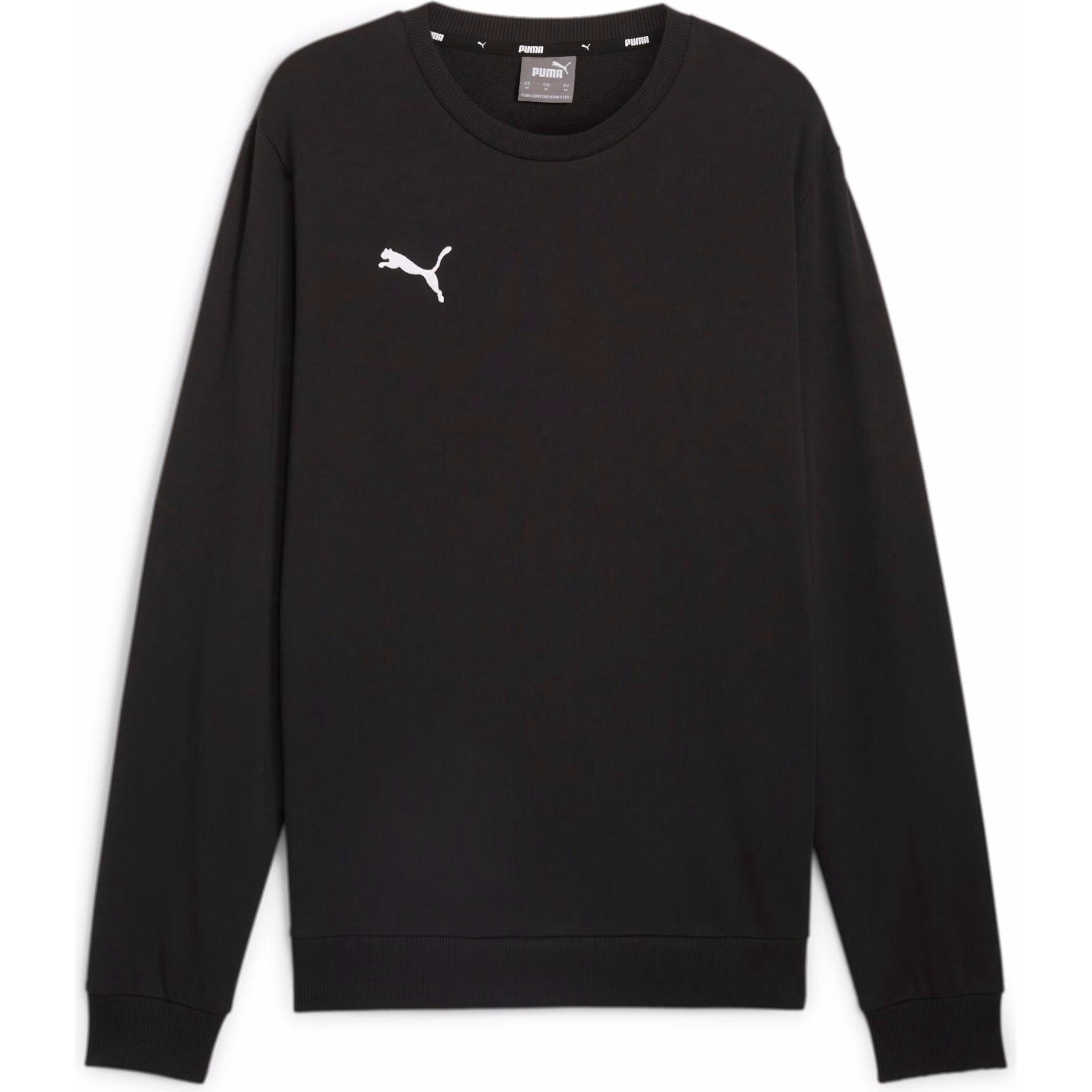 Puma, Herren, Pullover, teamGOAL Casuals Crew Neck Sweat, Schwarz, (L)