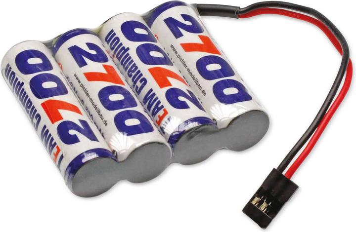 Actual product image Pichler RECEIVER BATTERY 2700MAH 4.8V NIMH UNI (4.80 V, 2700 mAh)