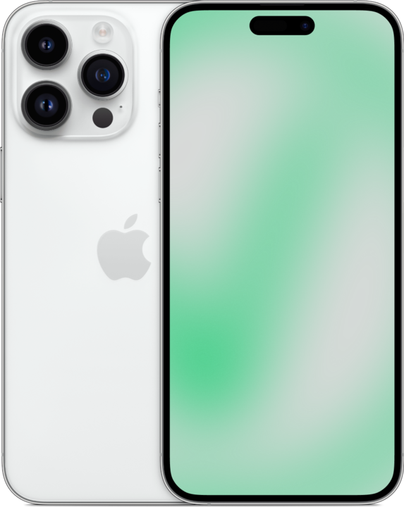 Actual product image Revendo iPhone 14 Pro Max (256 GB, Silver, 6.70", SIM + eSIM, B / Very good)