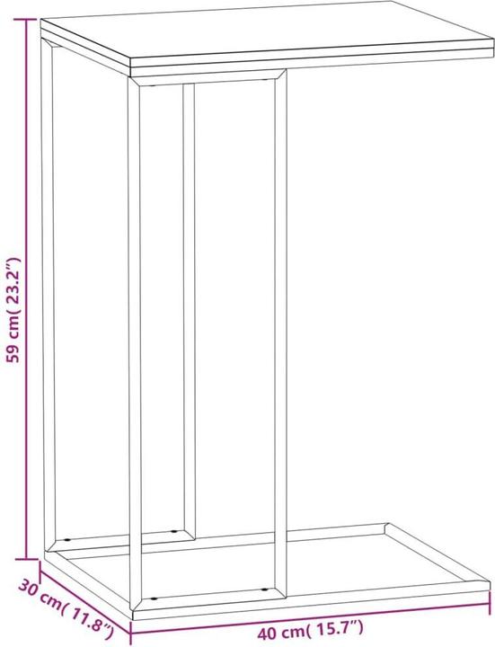 Image du produit vidaXL Beistelltisch