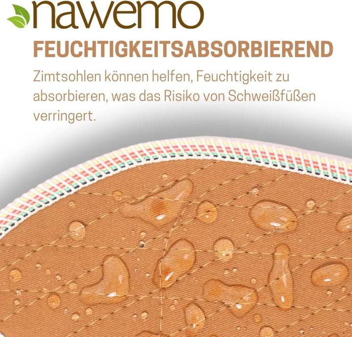 Image du produit Nawemo Semelles à la cannelle contre la transpiration des pieds