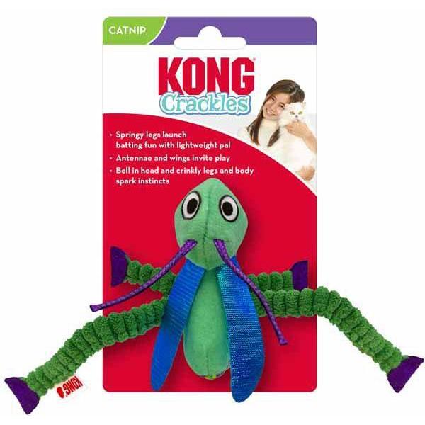 Thumbnail - KONG Crackles Grasshopper, 15x15x5cm (Katzenminzespielzeug), Katzenspielzeug