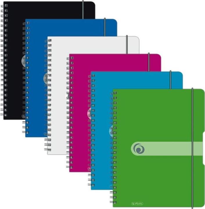 Actual product image Herlitz College notepad A5 (A5, Checked, Hardcover)