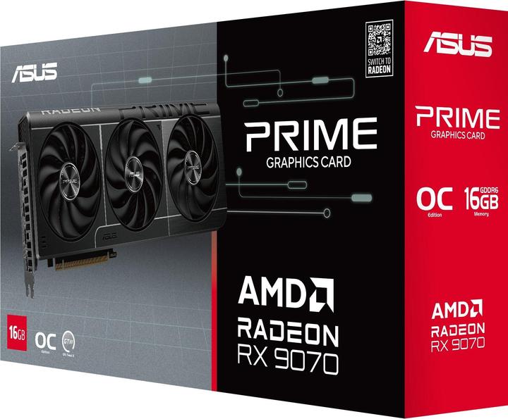 Produktbild ASUS Prime Radeon RX 9070 OC (16 GB)