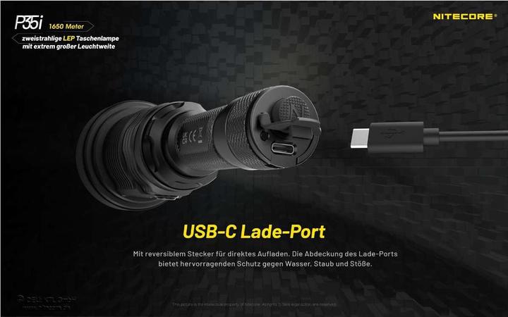 Actual product image Nitecore P35i - LED and laser light (18.70 cm, 3000 lm)