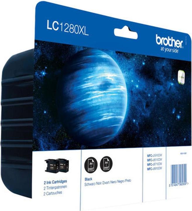 Brother LC-1280XL TWIN PACK BLISTER BL (BK)