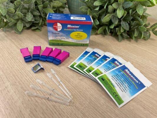 Immagine prodotto Mission 3-in-1 Cholesterin Teststreifen (Misuratore di colesterolo)