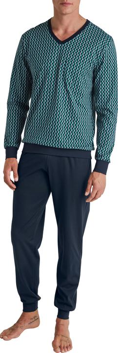 Produktbild Calida Relax Imprint Bündchen-Pyjama (L)