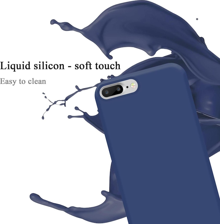 Produktbild Cadorabo TPU Liquid Silicone Case Cover (Apple iPhone 7 Plus, Apple iPhone 7s Plus, Apple iPhone 8 Plus)