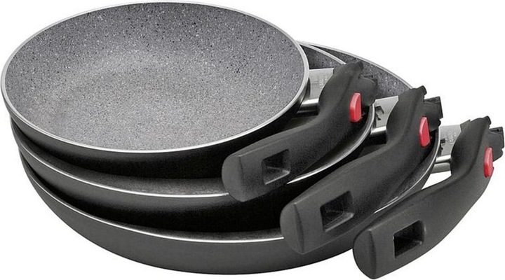 Produktbild Ballarini Pfanne Click + Cook Granitium 3-teilig