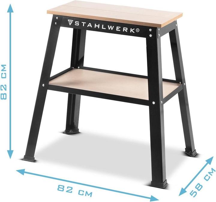 Image du produit Stahlwerk Support de machine (58 cm, 82 cm)