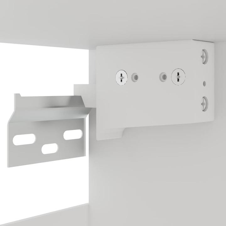 Image du produit vidaXL Nazonor (1x Hängeschrank aus Glas (2 Türen) 60 cm breit, 60 cm hoch) (60 x 31 x 60 cm)