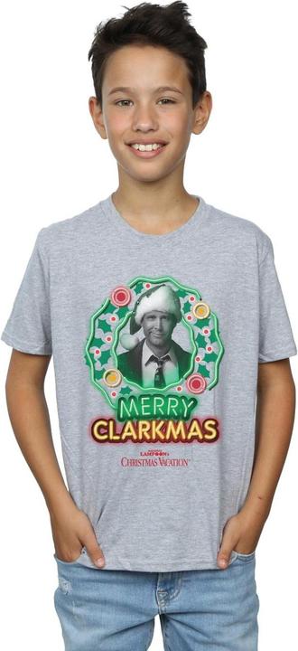Produktbild National Lampoon´s Vacation National Lampoon's Christmas Vacation Greyscale Clarkmas TShirt Jungen (140, 146)