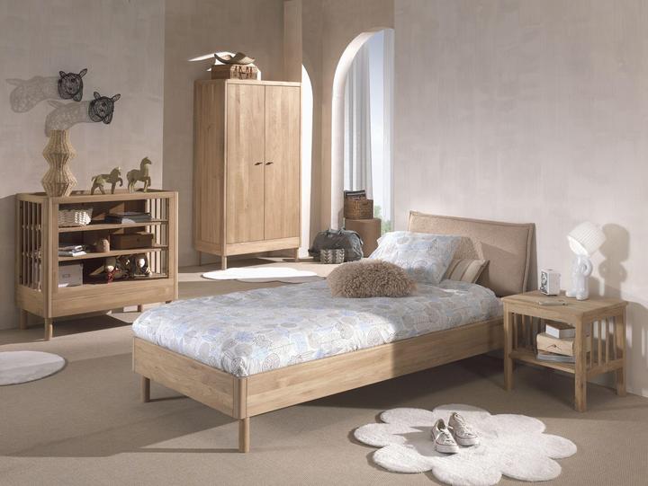 Produktbild Vipack Kinderzimmer Forrest Eiche 4-teilig Set B (Wickelkommode, Kinderkleiderschrank, Babybett)