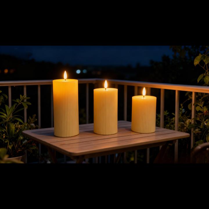 Produktbild Relaxdays 3x LED-Kerzen (3x)