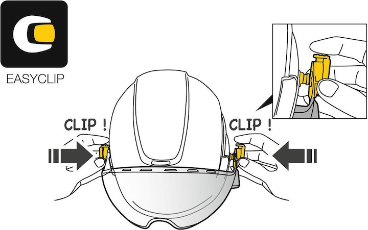 Actual product image Petzl Protective visor for the eyes - clear