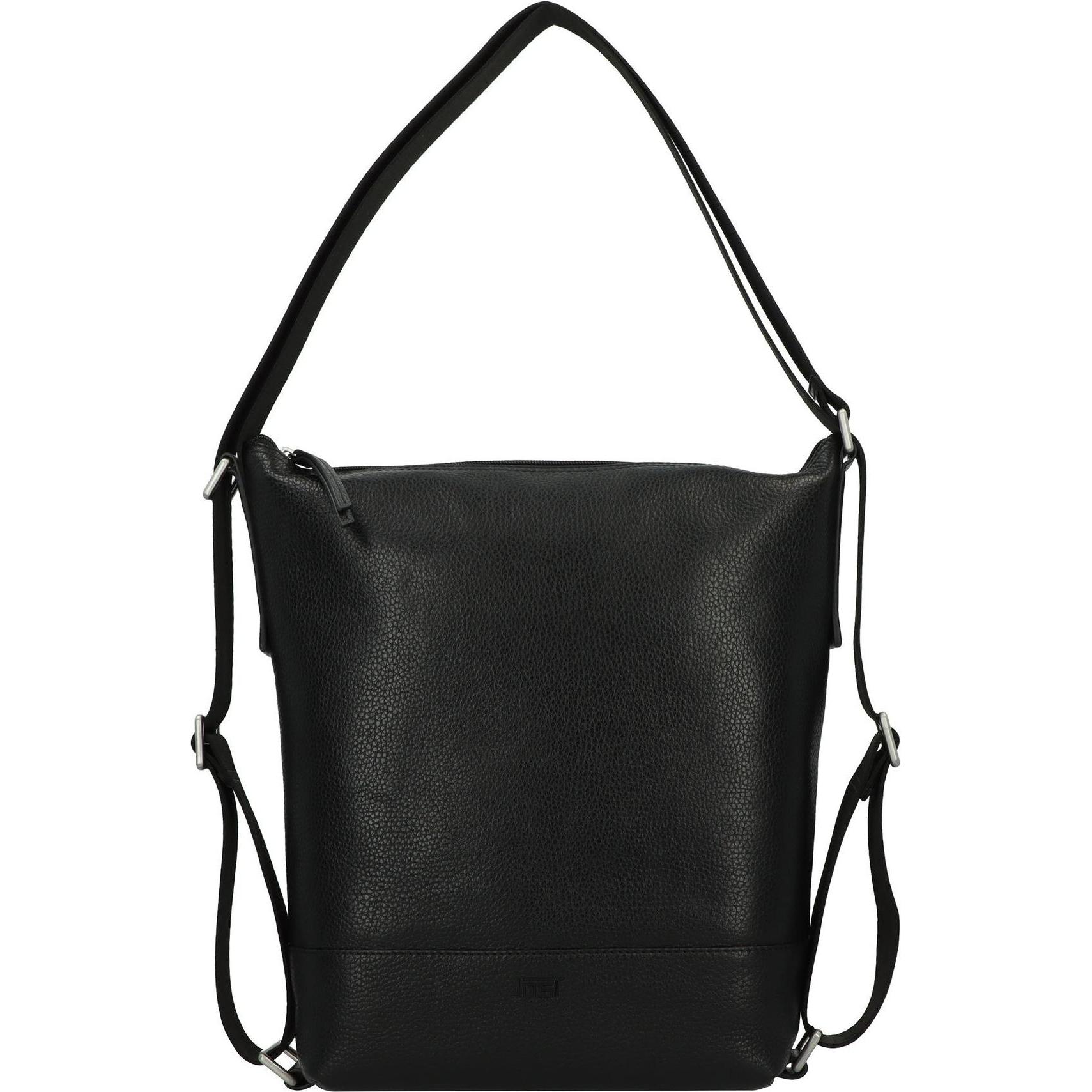 Jost, Handtasche, Vika Schultertasche Leder 34 cm, Schwarz