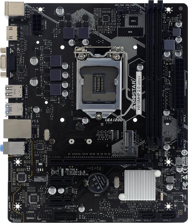 Produktbild Biostar H510MHP 2.0 (LGA 1200, Intel H510, mATX)