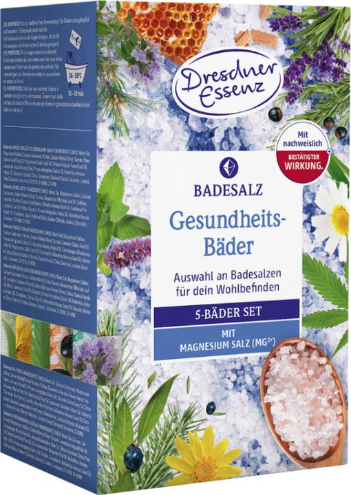 Actual product image Dresdner Essenz DRESDNER Set Health Baths 5x60g (1030.75 ml, Bath salts)