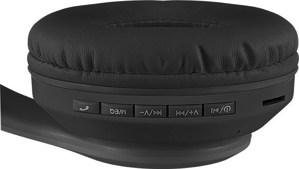 Actual product image Defender słuchawki Bluetooth Freemotion B585 Led czarny/black (63586) (21 h, Wireless)